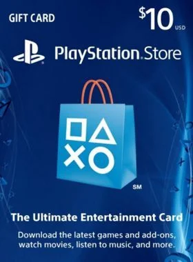 PlayStation Network Card PSN USD US $10