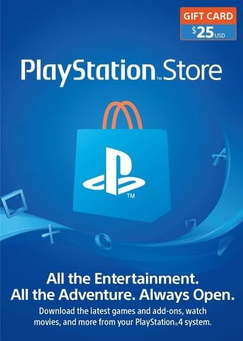 PlayStation Network Card PSN USD US $25